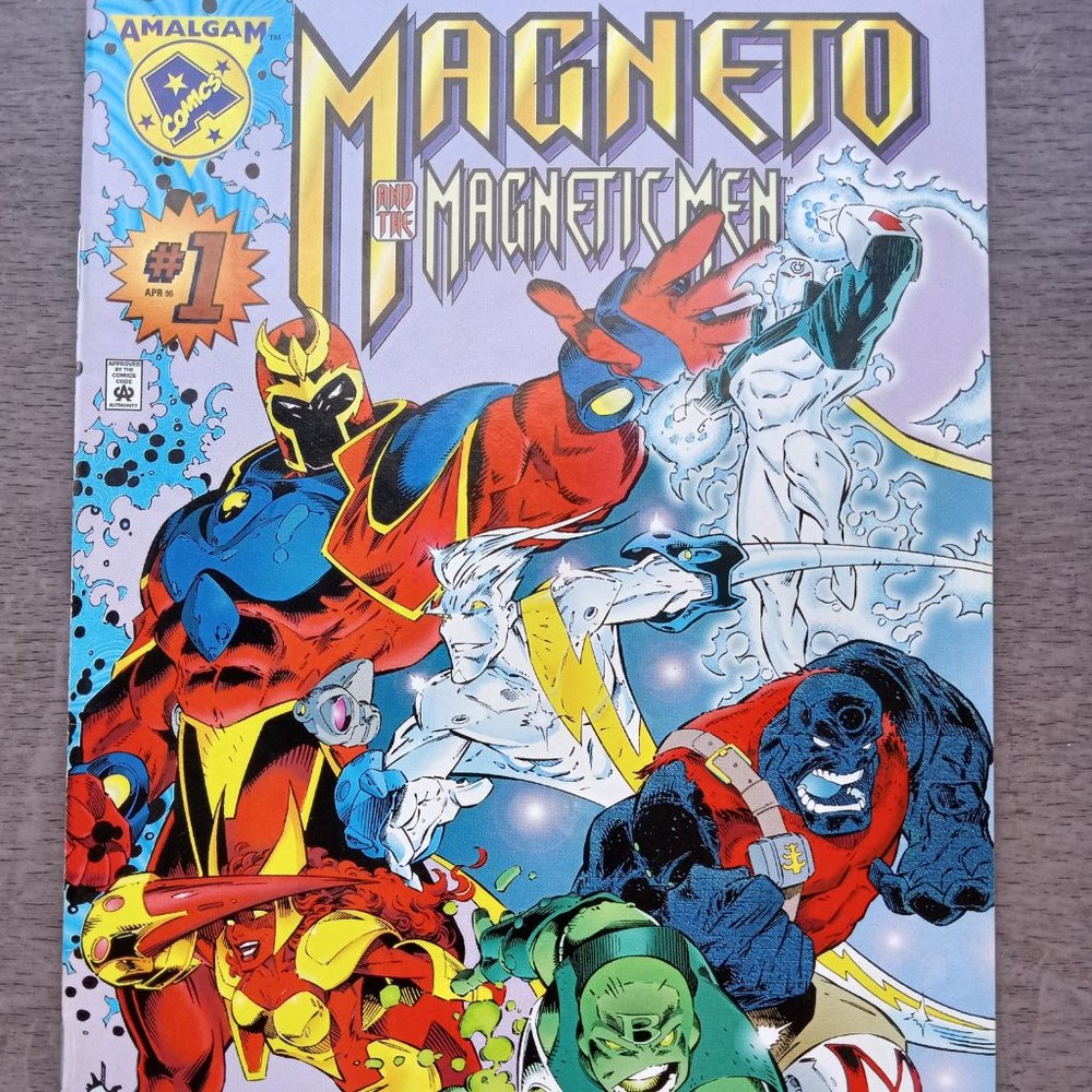 Magneto magnetic men Comic Book